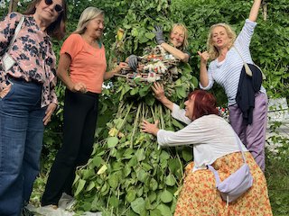 Vorstellung der Naturumweltinstallation „Mellonia“